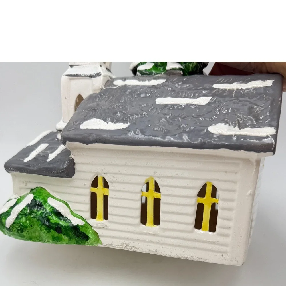 Department‎ Dept 56 Snowhouse Series Countryside Church 1984 Lighted Village